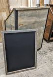 Rustic Industrial Hostess / Host / Wait Staff / Stand / Reception Desk W/ Menu Holder (Deluxe) 4 small