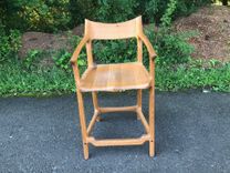 Sculpted Counter Stool In The Style Of Sam Maloof 2 small