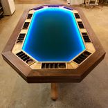 Hardwood Poker Table // Game Table //Man Cave Centerpiece! 5 small