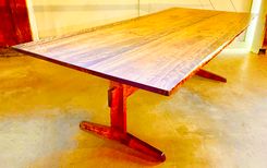 Live Edge Trestle Dining Table 1 small