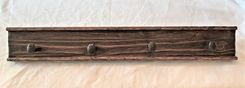 Rustic Cowboy Hat Holder; Wall Mount Hat Racks; Railroad Spike Hook Coat Racks 2 small