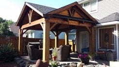 Cedar Craftsman Patio Cover Kit 2 small