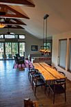 Organic Live Or Natural Edge Spalted Maple With Copper And Bronze Dining Or Kitchen Table 6 small