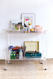 Rolling Acrylic Bar Cart 5 small