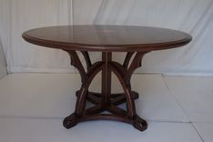 Walnut Dining Or Entry Table   Extraordinaire ! ! !. 3 small
