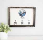 Qr Code Wood Sign With Business Logo, Scan To Pay, Venmo, Social Media Sign, Restaurant Menu Sign 5 small