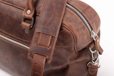 Travel Leather Bag. Made in Italy 5 small