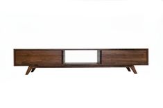 Mid Century Modern Credenza - Solid Walnut 2 small
