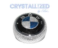 Bmw Crystallized Roundel Car Emblem Bling Genuine European Crystals Bedazzled 2 small