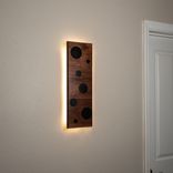 Walnut Wall Art - Sconce Darkside Of The Moon 3 small