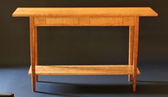 Console Table In Figured Cherry 4 small