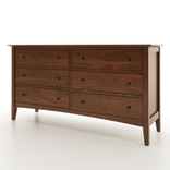 Wooden Bedroom Shaker Dresser 2 small