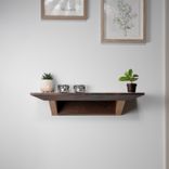 Floating Walnut Console Table 1 small