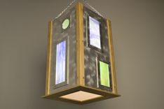 Stained Glass Custom Contemporary Modern Light 6 small