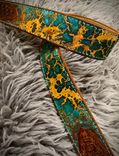Hand tattooed leather belts 4 small