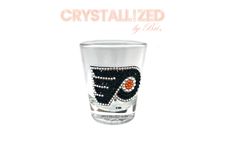 Crystallized Any Sports Team Shot Glass Mlb Nba Nfl Nhl Bling European Crystals Bedazzled 5 small