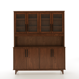 Wooden Country Buffet And Hutch 3 small