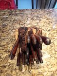 Rustic Walnut And Maple Knife Block 1 small