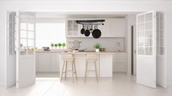 Wine Barrel Pot Rack 1 small