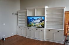 Solid Wood Entertainment Center 2 small