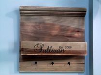 Rustic & Shabby Entry And Foyer Organizers With Coat And Key Hooks 3 small