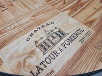 Wine Crate Dining Table - Tabella - Reclaimed Wine Crates And Steel Base 5 small