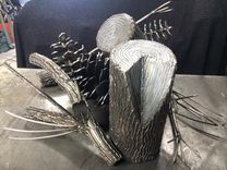 Steel Log Fire Pit Center Piece 1 small