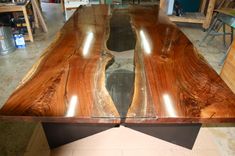 Live /Edge Walnut Table With Glass 4 small