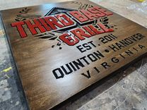 Custom Business Sign. 24x24in 3 small