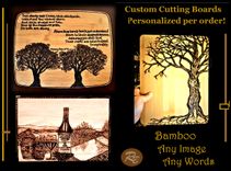Grateful Dead, Cutting Board, Custom, Personalized, Wood ,Anniversary Gift 5 small