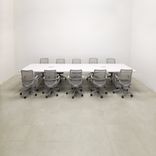 Rectangular Shape Custom Conference Table, Laminate Top - Newton Meeting Table 5 small