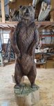 ** Example Piece ** Six Foot Tall Grizzly Bear Chainsaw Carving 5 small