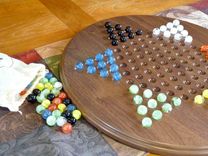 Chinese Checkers Game Board With Marbles 3 small