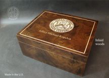 Handcrafted Inlaid Humidor  Hd24 With Free Shipping. 1 small