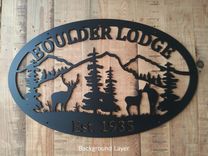 Custom Double Layer Wildlife Sign 2 small