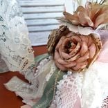 Shabby Chic Flower Truck Floral Arrangement Romantic Vintage Rose Decor 3 small