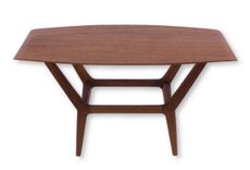 Mid Century Surboard Console Table In Quarter-Sawn Walnut 2 small
