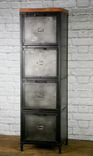 Industrial Filing Cabinet, Modern Industrial File Drawer, Vintage Industrial Office File Cabinet, 3 small