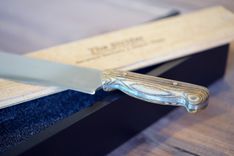 The Strider, A Custom, Hand Forged Knife With Fitted Custom Wooden Case 3 small