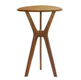 Morello Guitar Pick Side Table In Walnut 4 small