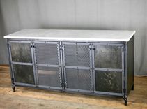 Modern Industrial Vanity Base, Vintage Vanity Base, Modern Industrial Credenza, Rustic Buffet 1 small