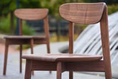 Mid-Century Modern Walnut Dining Chair - Ariana Chair 5 small