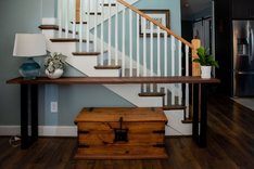 Long Console Table, Long Narrow Console Table, Long Entryway Table, Long Hallway Table 1 small