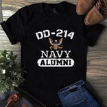 Navy Veteran T Shirt, Us Veteran T Shirt, Dd-214 Navy Alumni T Shirt 2 small