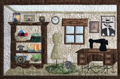 Home Sweet Home Art Quilt 5 small