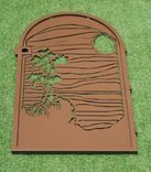 Metal Art Gate - Lone Pine - Steel Panel Art - Wall Accent - Garden Gate - Handmade 2 small