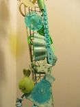 "The Thinking Chair" Rainbow Spectrum Found Item Sculpture 2 small