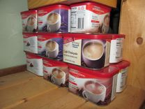 Repurposed Coffee Cans Made Into Kitchen Storage 1 small