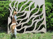 Room Partition - Grille Panel - Large Artistic Wall Hanging 3 small