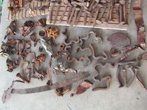 Outdoor Sculpture Of Found Railroad Steel 1 small